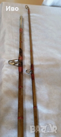 Колекционерска японска ръчно изработена стара бамбукова пръчка, снимка 8 - Колекции - 53131458