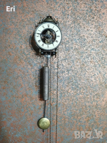 Античен стенен часовник TEMPUS FUGIT, снимка 6 - Стенни часовници - 53143107