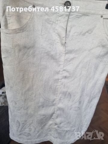 Бяла пола Class Roberto Cavalli. Размер L(44), снимка 10 - Поли - 51758182