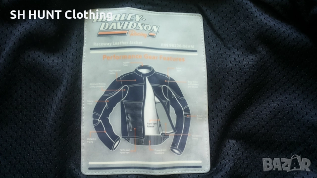HARLEY DAVIDSON Racing Leather Jacket размер 3XL мото яке естествена кожа 8-27, снимка 18 - Якета - 52159708