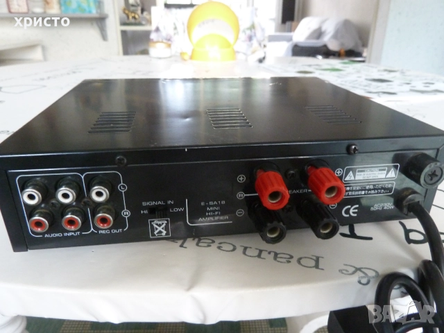 мини усилвател Dynavox E-SA18, снимка 4 - Ресийвъри, усилватели, смесителни пултове - 51716385
