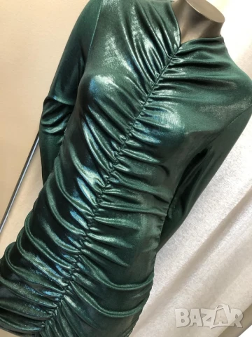 🎊Лъскава парти рокля с метален ефект , снимка 6 - Рокли - 50623045