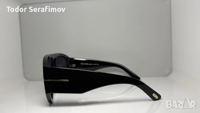 Слънчеви очила Tom Ford – Черна рамка / Кафяви стъкла, снимка 4 - Слънчеви и диоптрични очила - 55597562