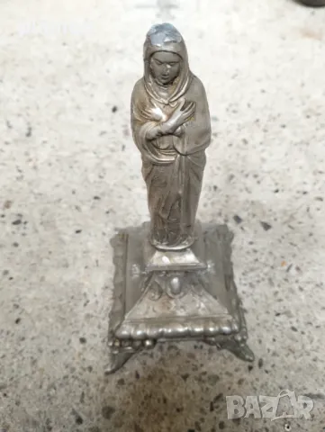 Метална фигура на Богородица, снимка 1