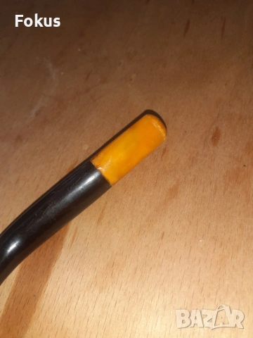 Стара османска лула чибук калюмет кехлибар морска пяна, снимка 6 - Антикварни и старинни предмети - 53276948