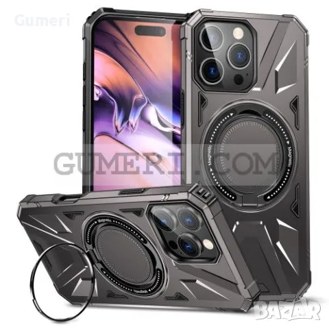 Противоударен Кейс с Ринг за Apple iPhone 16 Pro Max, снимка 4 - Калъфи, кейсове - 48831979