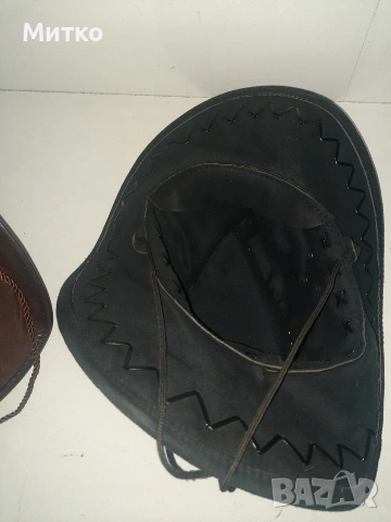 Кожена каубойска шапка, снимка 10 - Шапки - 53078112