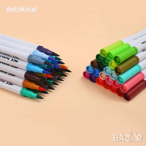 Двувръхи флумастери, снимка 3 - Рисуване и оцветяване - 52577217