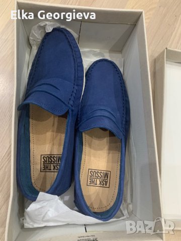 Оригинални мъжки мокасини нови