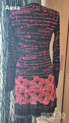 рокля desigual с дълъг ръкав размер L, снимка 10 - Рокли - 50206662