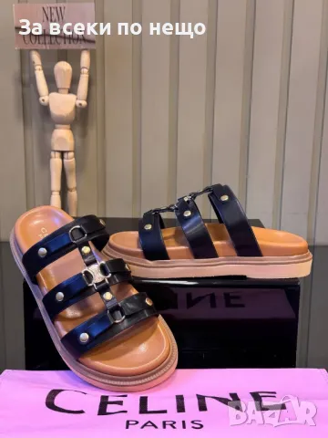Celine Дамски Чехли Селин - Налични Различни Цветове Код E274, снимка 14 - Чехли - 50415319