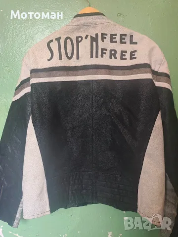Винтидж мото/рейсър яке Clockhouse, M, снимка 7 - Якета - 56269993