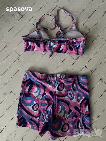 Бански комплект от три части нов S, снимка 4 - Бански костюми - 53500241