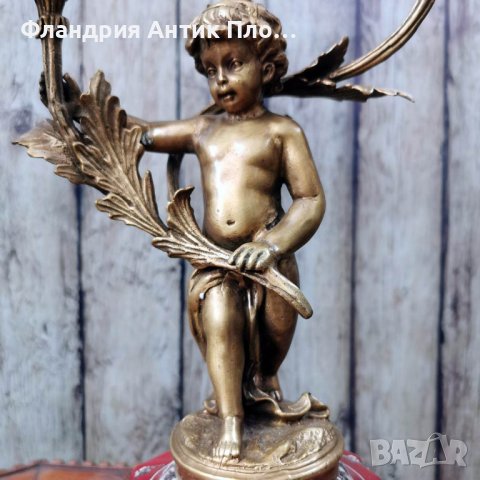 Чифт свещници - Ангели Red, снимка 4 - Декорация за дома - 41263533