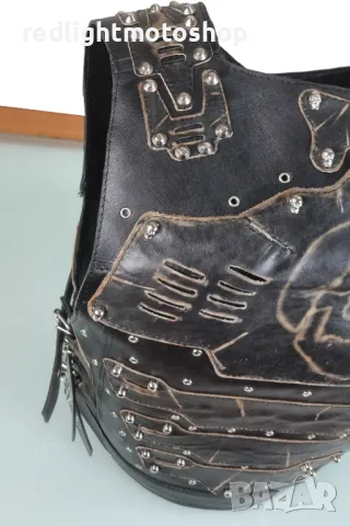 №4675 Атрактивен кожен мото елек, снимка 11 - Аксесоари и консумативи - 47272212