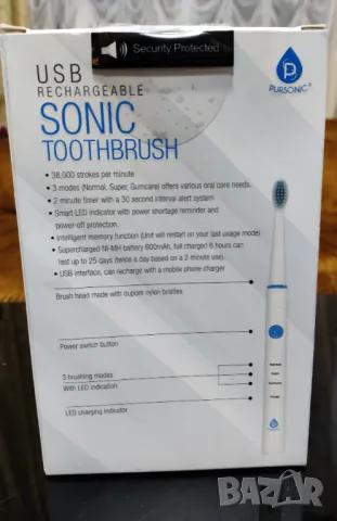 Електроника четка за зъби SONIC, снимка 2 - Други - 48260766