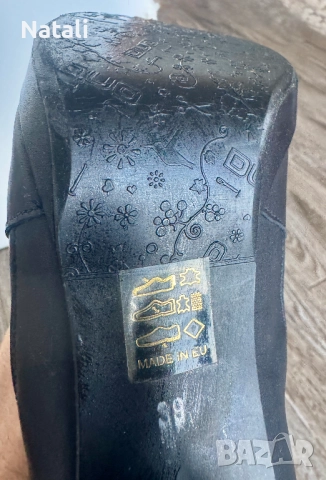 Ботуши DUO от естествена кожа 39 номер, снимка 5 - Дамски ботуши - 52972871