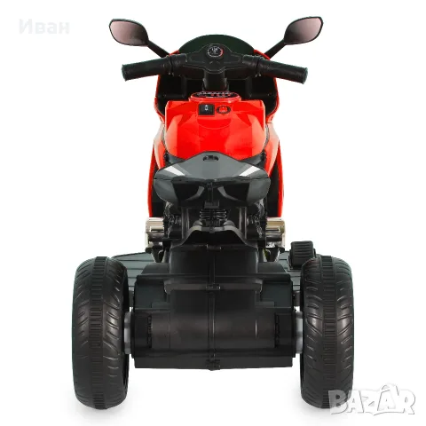 ТОП ЦЕНА!НОВО!Детски акумулаторен мотор с 3 гуми Nairobi RED с 6V батерия,Bluetooth, снимка 4 - Детски велосипеди, триколки и коли - 55894053