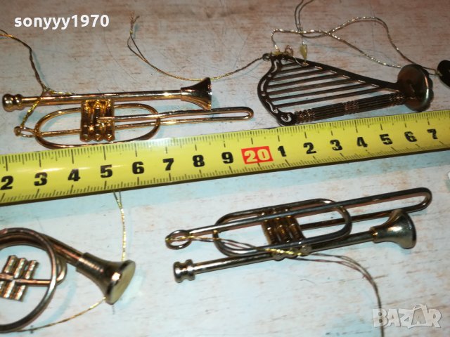 фигурки-музикални инструменти от англия 1111211418, снимка 2 - Антикварни и старинни предмети - 34770994