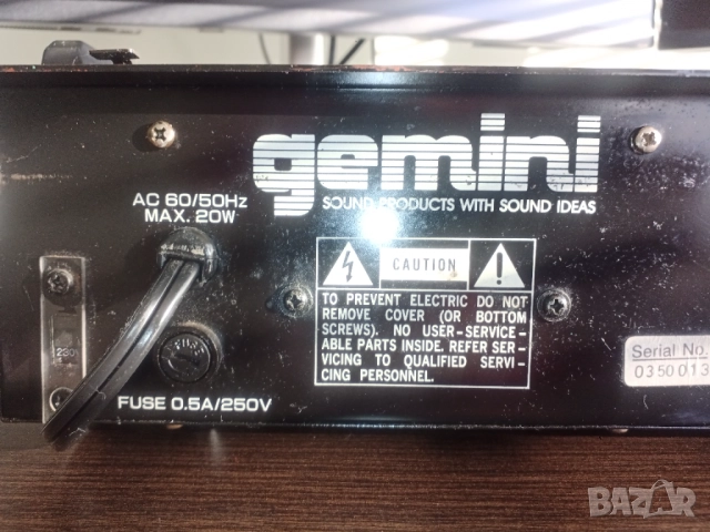 Пулт GEMINI PMX-2500, снимка 4 - Аудиосистеми - 52651168