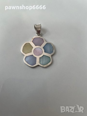 Сребърна висулка със седеф 925