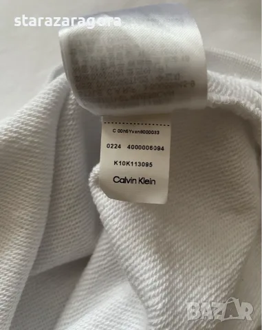 Calvin Klein Off Placement Logo XL, снимка 11 - Блузи - 56382085