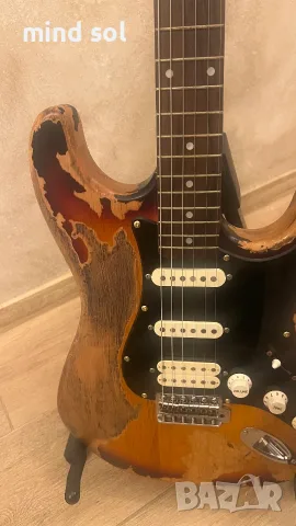 Stratocaster partcaster реликнат, снимка 8 - Китари - 56327451
