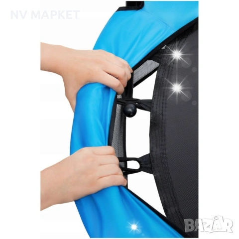 Батут с мрежа за безопасност – 140см, до 50 кг, снимка 8 - Други стоки за дома - 53837562