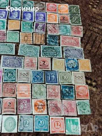 Винтидж ПОЩЕНСКИ марки Империя Германия , снимка 3 - Филателия - 52948019