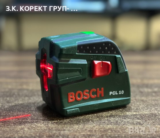Лазерен линеен нивелир Bosch PCL 10