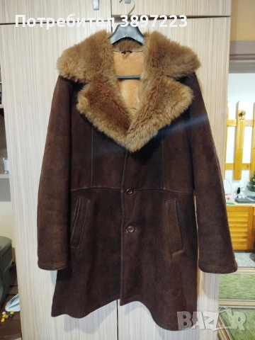 Мъжки кожен кожух от естествена кожа