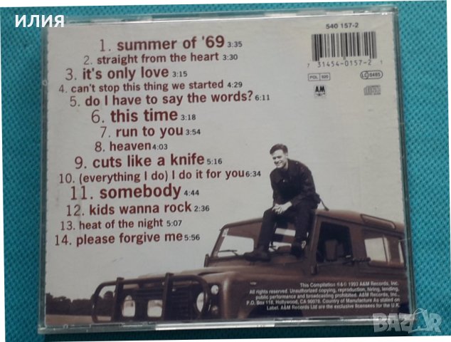 Bryan Adams – 1993 - So Far So Good(Pop Rock), снимка 4 - CD дискове - 42387211
