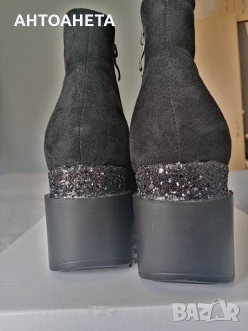 Черни боти дамски, снимка 3 - Дамски боти - 35922165