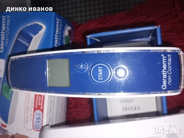 Немски цифров безконтактен инфрачервен термометър , снимка 3 - Друга електроника - 51095390