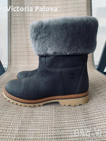 Топли кожени ботуши-боти TIMBERLAND,38 р-р