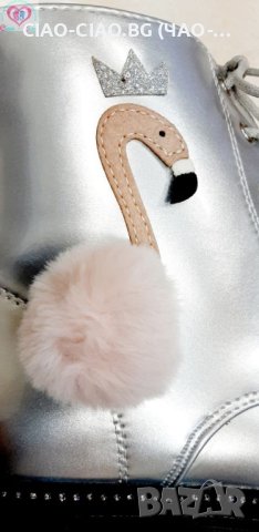 №23-36, УНИКАЛНИ детски боти за момиче с ФЛАМИНГО, снимка 15 - Детски боти и ботуши - 42080053