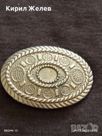 ВИНТИДЖ ЕТНО СТИЛ КАТАРАМА за КОЛАН МЕТАЛНА СРЕБРИСТ ЦВЯТ 19715, снимка 6 - Колани - 51178168