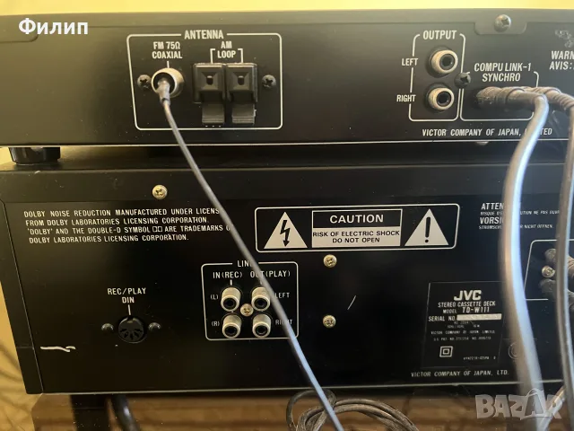 JVC Vintage Hi-Fi комплект – TD-W111 + FX-333L, снимка 5 - Аудиосистеми - 56150293
