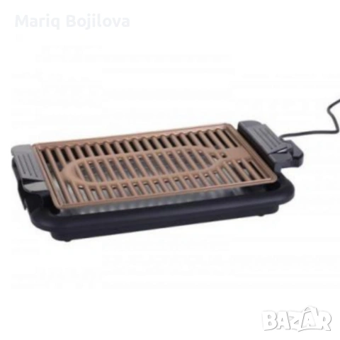 Бездимна скара Oliver Voltz OV51015N – 1200W, незалепваща плоча 37.8×25см, снимка 5 - Скари - 53028249