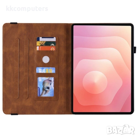 Кожен калъф с Протектор за Samsung Galaxy Tab S11 X730 / X736, Дизайн пеперуда- 6 цвята, снимка 7 - Калъфи, кейсове - 52321005