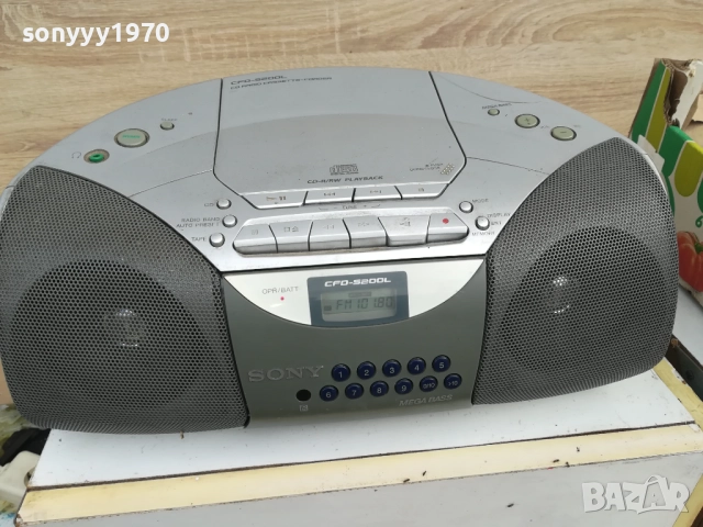 SONY CFD-5200L ВНОС SWISS 2710251823, снимка 9 - Радиокасетофони, транзистори - 52201929