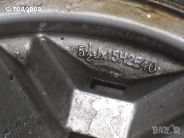 SAAB 900 1978-1986 джанта INCA (5,5*15), снимка 6 - Гуми и джанти - 52754836