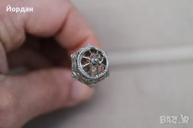 Сребърна игла ''забодка'', снимка 6 - Други ценни предмети - 48310342