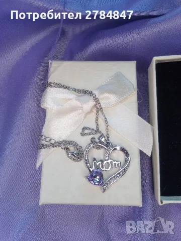 Колие с кристали , снимка 4 - Колиета, медальони, синджири - 49972332