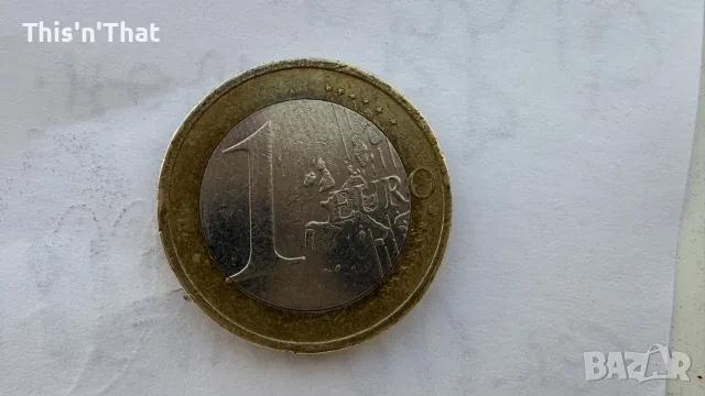 Колекционерска Германска монета от 1 евро 2002 г