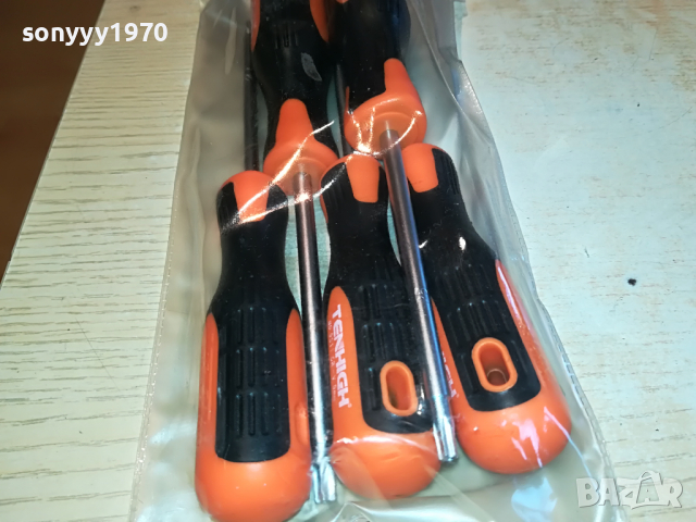 TENHIGH-ТОРКС 5БР ОТВЕРТКИ 0604222014, снимка 4 - Отвертки - 36369248