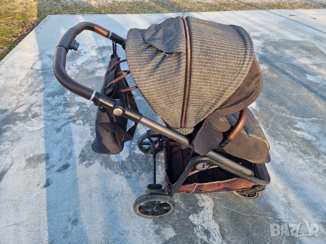 Количка, столче за кола, кош Peg Perego Veloce, цвят Fiat 500, снимка 6 - Детски колички - 53658560