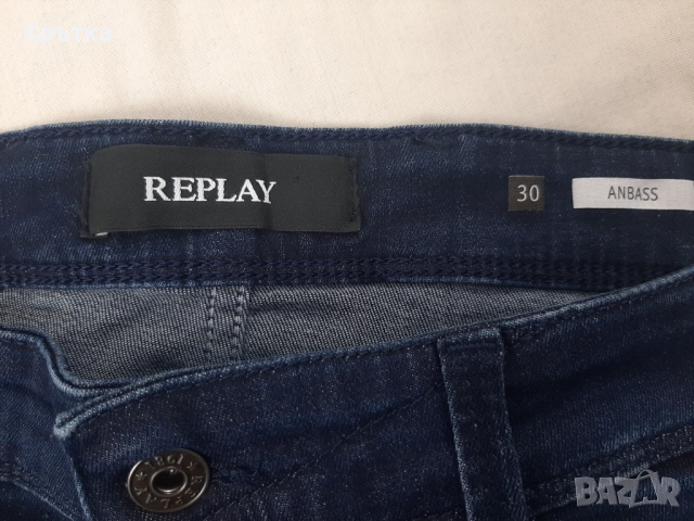 Replay Anbass - Оригинални мъжки дънки размер 30, снимка 8 - Дънки - 51946606