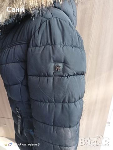 Яке с естетвен пух, снимка 4 - Якета - 47911062