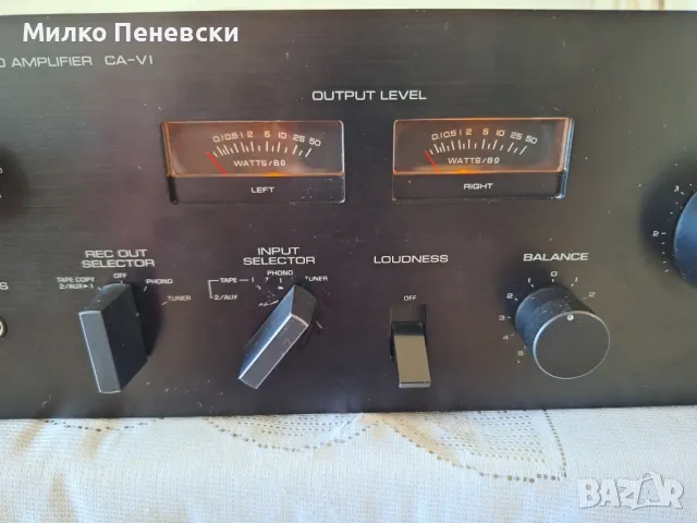 YAMAHA CA- VI  VINTAGE STEREO AMPLIFIER  MADE IN JAPAN , снимка 4 - Ресийвъри, усилватели, смесителни пултове - 50095897